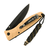 M-Tac Knife Lanyard Helix Skull paracord tilføjer stil til lommeknive med unik kranium design.