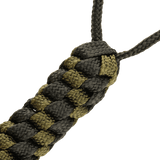 M-Tac Knife Lanyard Helix Skull i flettet paracord stil med grønne og sorte nuancer tilføjer stil og funktionalitet til din lommekniv.