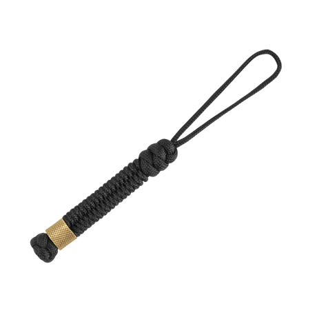 M-Tac Viper Cylindre Lanyard Stainless Steel med dekorativ skandinavisk perle, lavet af coiled paracord for stil og praktisk brug.