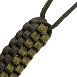 M-Tac Knife Lanyard Cuboid Skull i flettet paracord med dekorativ perle, praktisk tilføjelse til knive for nem identifikation og unik stil.