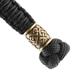 M-Tac Knife Lanyard Celtic i flettet paracord med stilfuldt design og praktisk anvendelse, sort med celtic mønsterdetaljer.