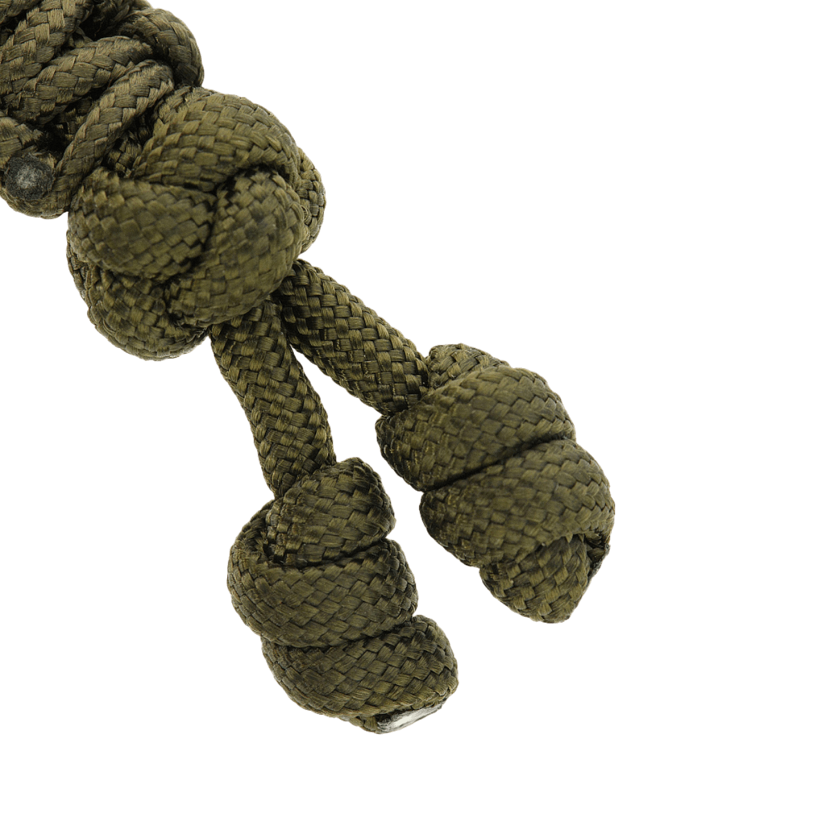 M-Tac Loopy Snake Skull Lanyard af paracord med flettet design og kraniumsdetalje, ideel til knive eller lygter.