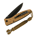 M-Tac Loopy Snake Skull Lanyard som fleksibel forlængelse til knive og udstyr, lavet af holdbar Paracord 550 type III.