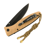 M-Tac Zeus Lanyard til kniv med flettet paracord for hurtig adgang og stilfuldt design. Praktisk forlængelse til kniv håndtag.