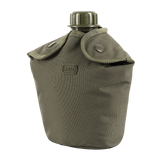 M-Tac Flaskeholder MOLLE i slidstærk polyester 600D med PVC-belægning, designet til at bære flasker på vandreture, udstyres via MOLLE-system.