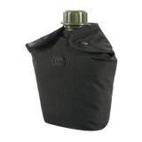 M-Tac Flaskeholder MOLLE i sort polyester med PVC-belægning, kan fastgøres via MOLLE-system til udstyr, ideel til drikkeflasker.