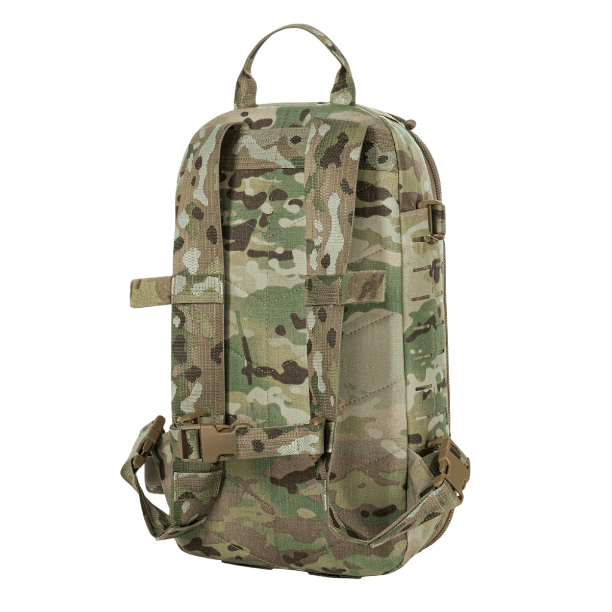 M-Tac Rygsæk Sturm Elite Gen.II i slidstærk Cordura stoffet, set bagfra med camouflage design og forstærket ryg.