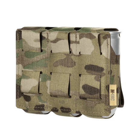 M-Tac Pouch til 3 VOG-Granater med MOLLE Laser Cut-system for sikker opbevaring af VOG-25 granater i slidstærkt Cordura materiale.