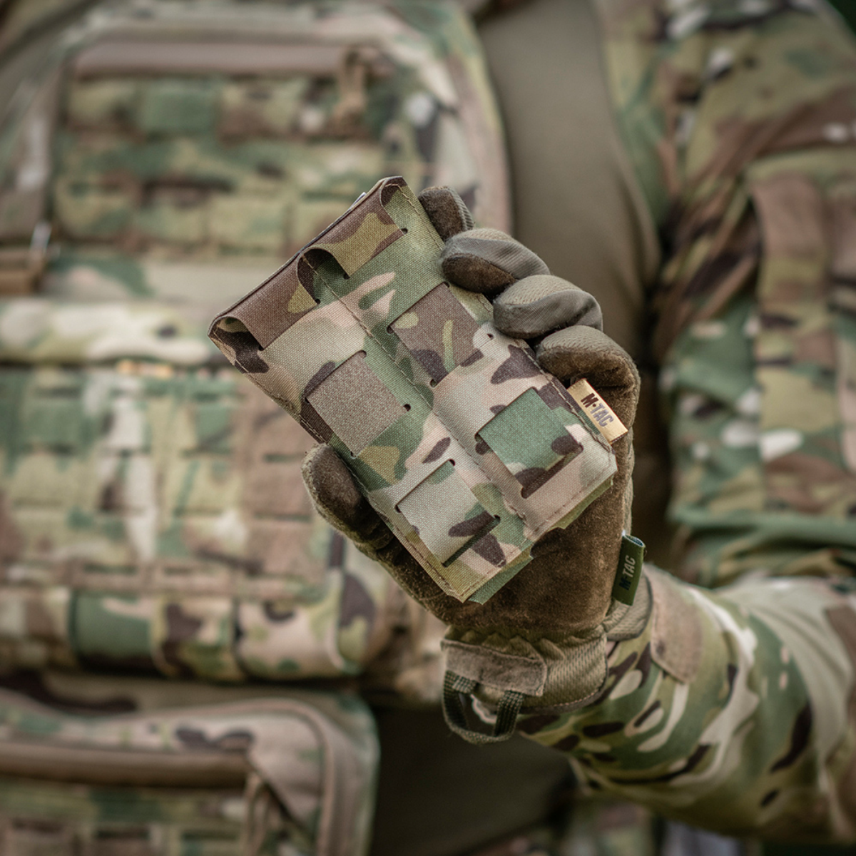 M‑Tac dobbel magasinlomme APS laserskåret