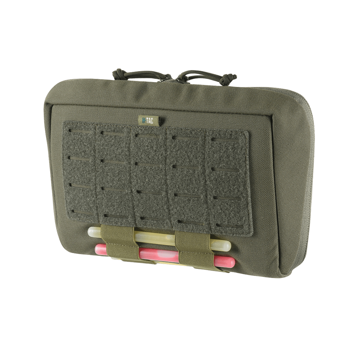 M-Tac Admin Pouch X-Large Elite i slidstærk Cordura 500D med laser cut velcro frontpanel og elastik til opbevaring af taktisk udstyr.