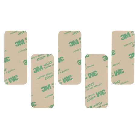 M-Tac Vilha Cover Sticker Sæt (5 stk) med 3M-klæbning, ideel til hjelme, telefoner og hårde overflader, indeholder stærke velcro-klistermærker.