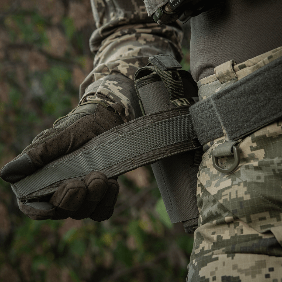 M-Tac Range Bælte Cobra Buckle Gen.IV brugt i militær situation