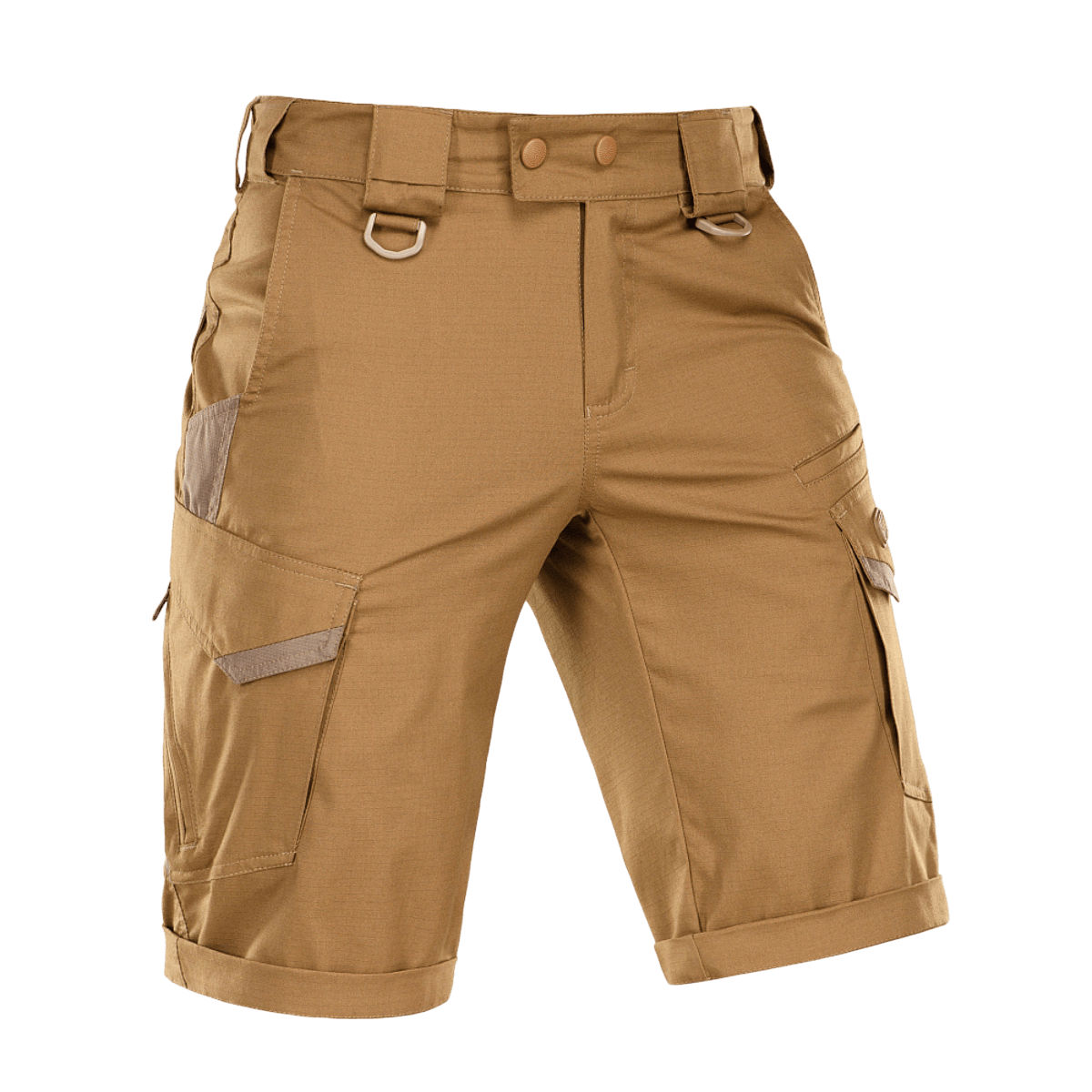 M-Tac Shorts Aggressor Gen.II Flex i rip-stop materiale med Teflon-belægning, alsidige og funktionelle til træning og fritid.