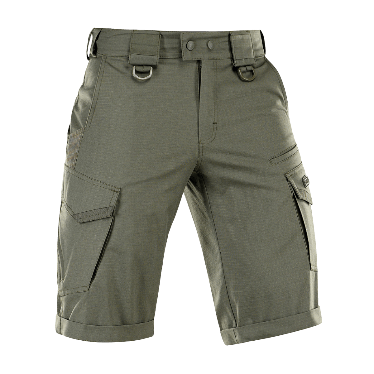 M-Tac Shorts Aggressor Gen.II Flex i olivengrøn, lette og funktionelle til træning og fritid. Rip-stop materiale med Teflon-belægning.