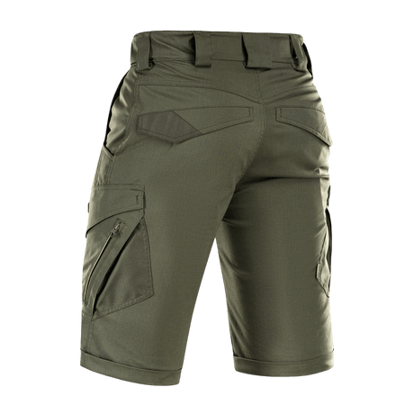 M-Tac Shorts Aggressor Gen.II Flex i rip-stop materiale, bagfra, taktisk design, funktionelle lommer, teflon-belægning