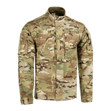 M-Tac Jakke Military Elite NYCO i MultiCam mønster med ståkrave og YKK lynlås, designet til moderne feltdragter.