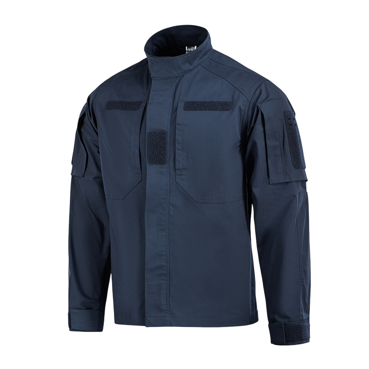 M-Tac Jakke Patrol Flex i let figursyet snit med lynlås, velcro-lommer og forstærket skuldre til taktisk brug.