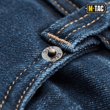 Detaljeret close-up af M-Tac Tactical Gen.I Regular Fit jeans tekstur.