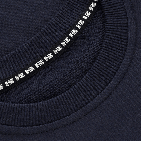 M-Tac Pullover 4 Seasons blå rund hals med strækfast elastisk stof til taktisk brug.