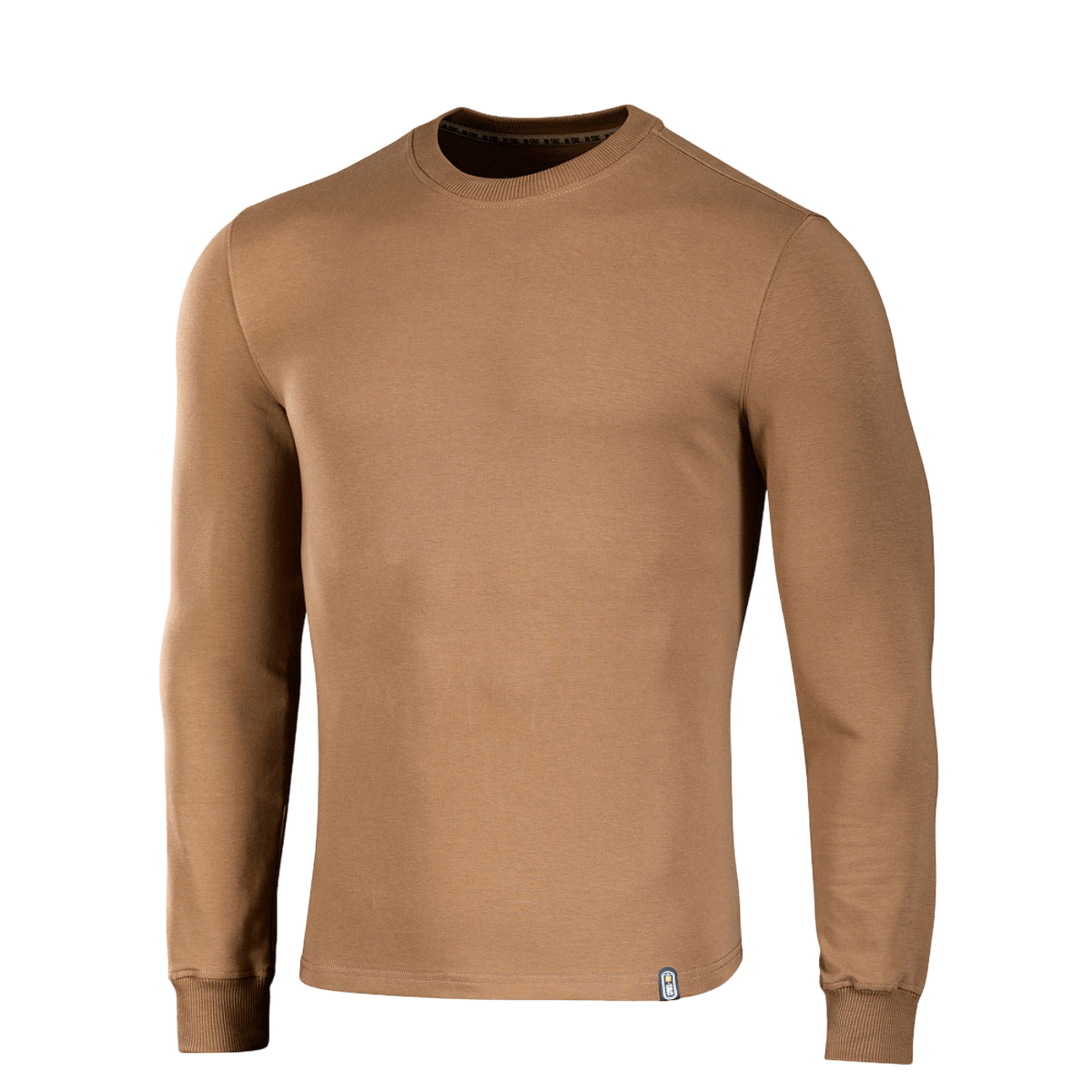 M-Tac Pullover 4 Seasons i brun med rund hals, alsidigt design til dagligdags og taktisk brug