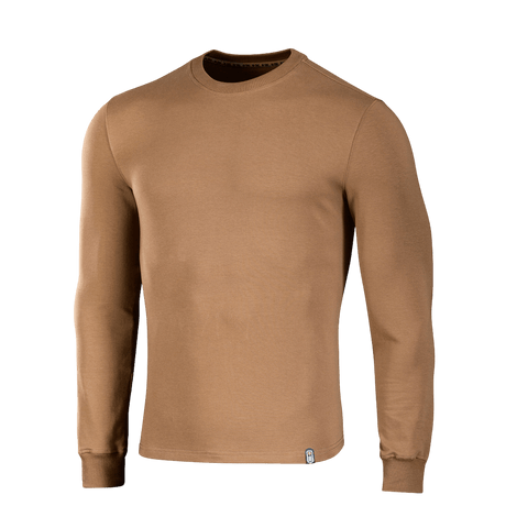 M-Tac Pullover 4 Seasons med rund hals i minimalistisk design, lavet af bomuldsblanding, perfekt til helårlig brug.