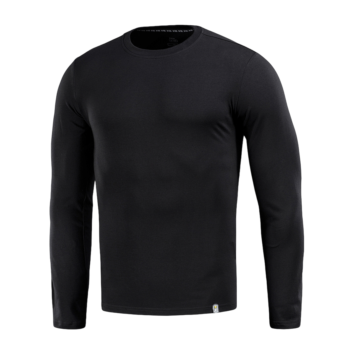 M-Tac Long-sleeve T-shirt 93/7 i sort, lavet af 93% bomuld og 7% elastan for komfort og holdbarhed, velegnet til hverdagsbrug og sport.