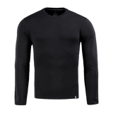 M-Tac Long-sleeve T-shirt 93/7 i sort med holdbart og elastisk materiale, velegnet til hverdag, uniformer og friluftsliv