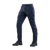 M-Tac Bukser Rubicon Flex i navyblå, komfortable 4-Way Stretch bukser til træning, skydning, arbejde, rejser og fritid.