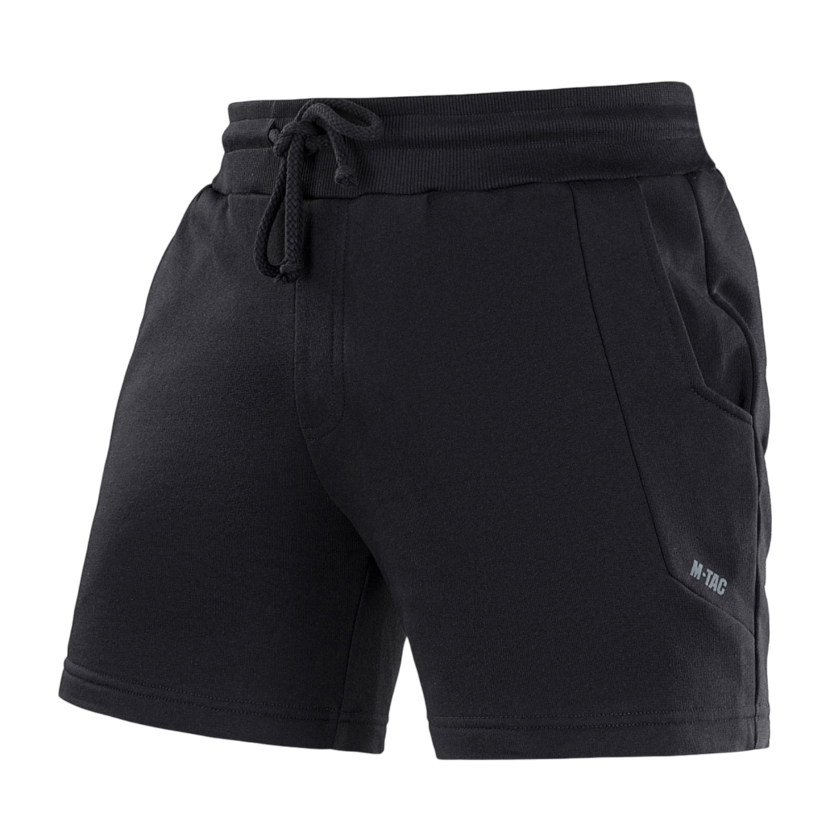 M-Tac Shorts Sport Fit Cotton med elastik i taljen og to sidelommer, ideelle til træning og hverdag, lavet af 100% åndbart bomuld.
