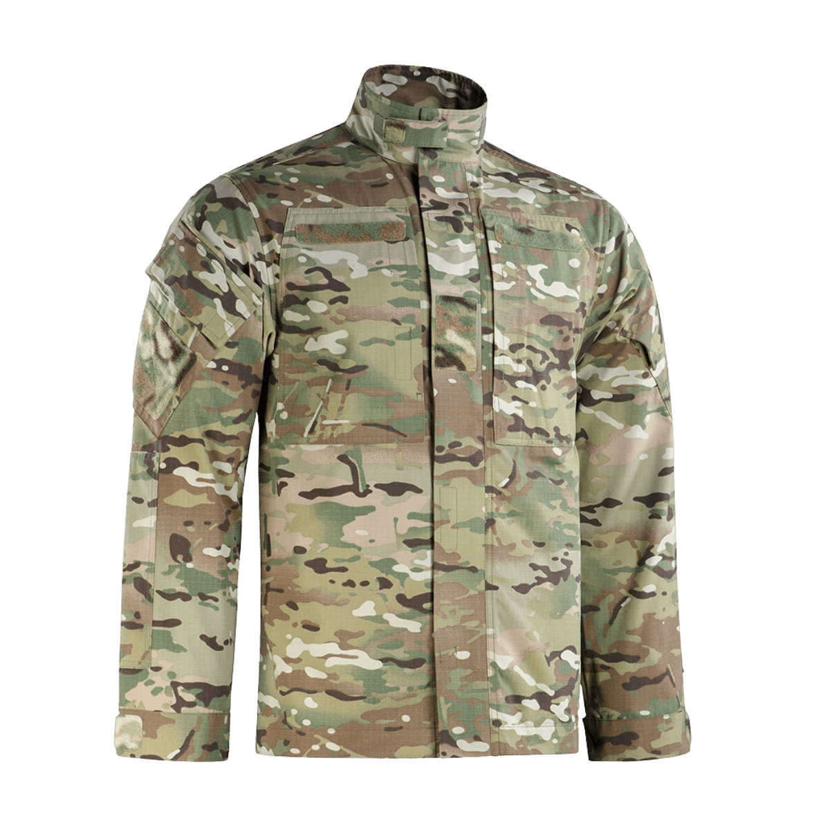 M-Tac Feltjakke NYCO i multicam mønster, lavet af holdbart amerikansk NYCO-stof, inspireret af Ukraines standard kampjakke.