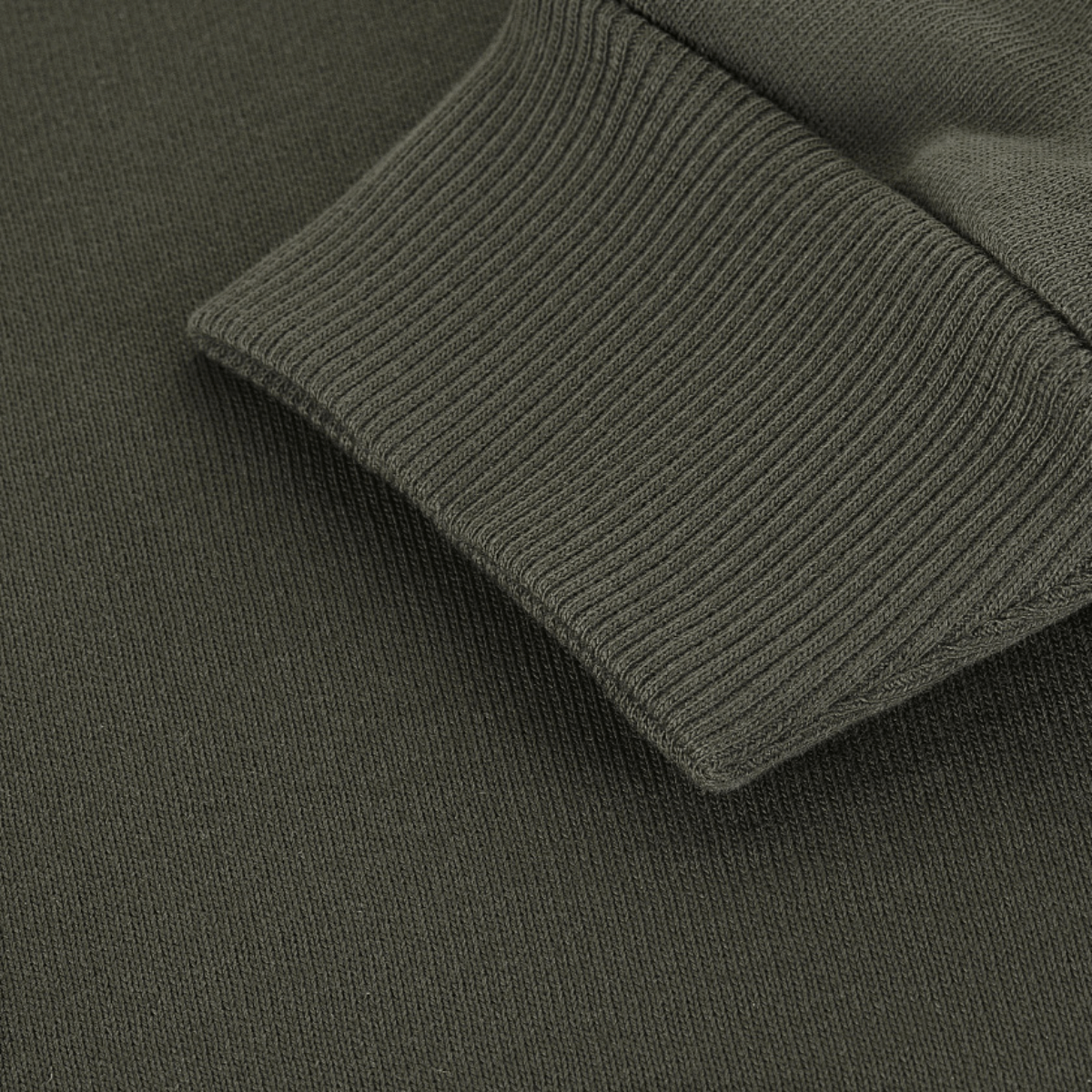 Ribkant på M-Tac Cotton Sweatshirt i 100% bomuld, ideel til løb og fitness. Komfortabel hverdagstrøje med løs pasform for bevægelsesfrihed.