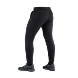 M-Tac Bukser Cotton Classic fra siden, sort, lavet af 100% bomuld, med elastik i taljen og sidelommer, perfekt til sport.