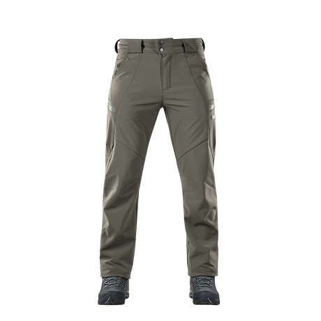 M-Tac Bukser Soft Shell Vinter, vind- og vandafvisende bukser med fleeceforing, ideel til efterår og vinter udendørsaktiviteter.