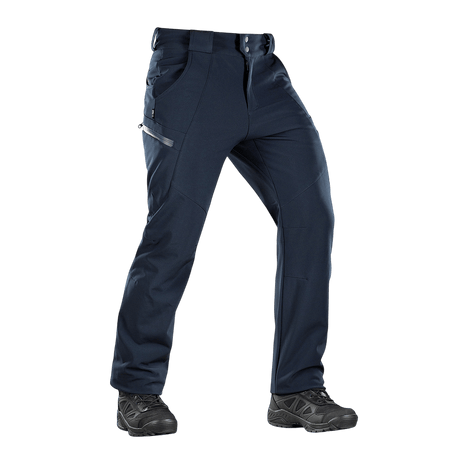 M-Tac Bukser Soft Shell Vinter - isolerende og åndbare bukser til efterår og vinter, med fleeceforing og vandafvisende softshell-materiale.