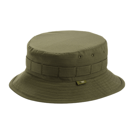 M-Tac Panama Rip-Stop army-hat med semi-stiv skygge, ventilationshuller og camouflagebånd i Rip-stop stof.