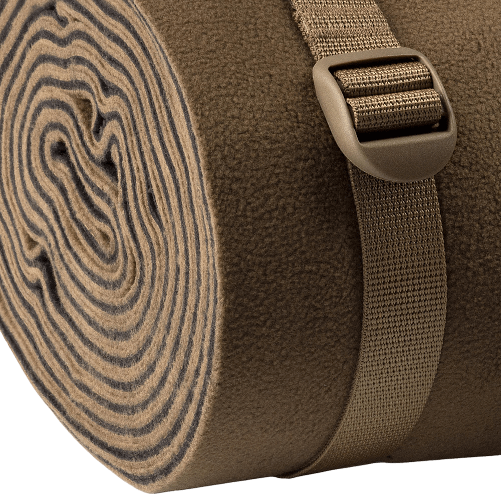 M-Tac Kompressionsrem utility-bælte, robust nylon design, ideel til vandreture og taktisk udstyr, bredde 25 mm, pakkebælte til rygsække.