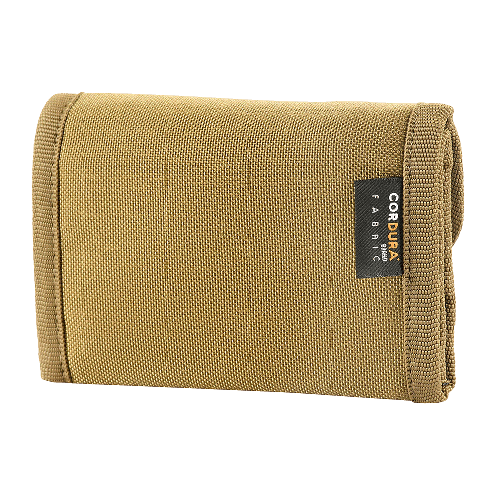 M-Tac Pung Elite Gen.II i slidstærkt Cordura 500D materiale, kompakt design med YKK lynlåse, ideel til kontanter og kort.