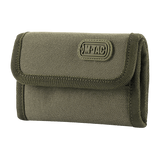 M-Tac Pung Elite Gen.II holdbar pung i Cordura 500D med M-Tac logo, YKK lynlåse og PVC-belægning, ideel til kontanter og kort.