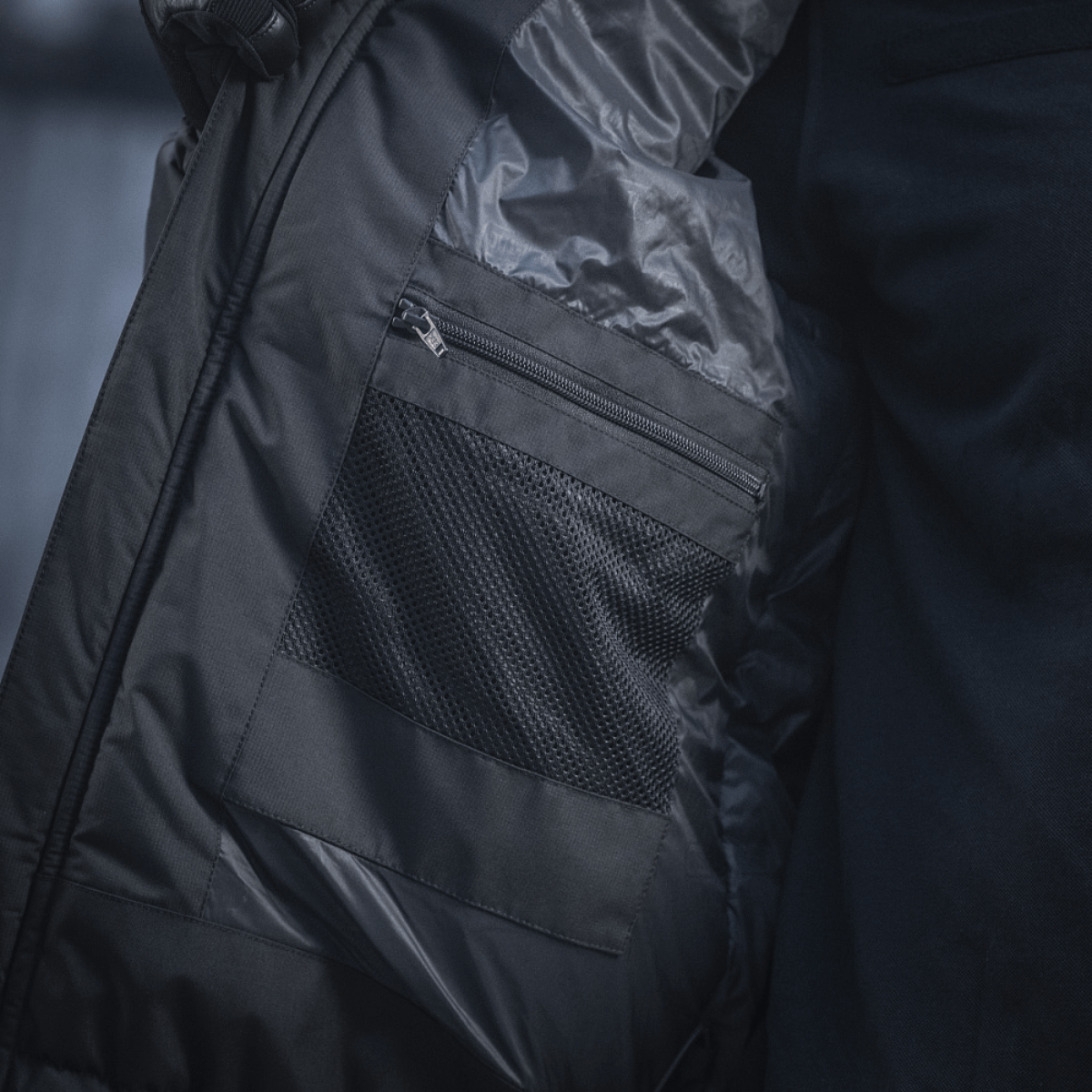 Inderlomme på M-Tac Alpha Gen.III Pro Vinterjakke med forstærkede sømme og lynlås