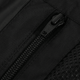 Nærbillede af lynlås på M-Tac Alpha Gen.III Pro Vinterjakke, viser holdbarhed og kvalitet af det vandtætte nylonmateriale.