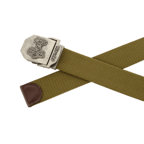 M-Tac Thors Hammer Bælte – Militærstil og funktionalitet i nylon med Thor's Hammer spænde, ideelt til hverdag og udendørsbrug.