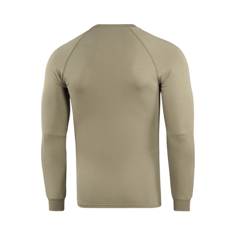 M-Tac Raglan Athlete sweatshirt i coyote farve, set bagfra med raglanærmer for optimal bevægelsesfrihed, alsidig til daglig brug.
