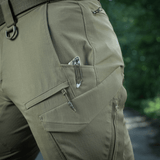 M-Tac Aggressor Summer Flex Shorts med lomme og D-ring til fastgørelse af udstyr, lavet af åndbart Flex Rip-Stop stof.