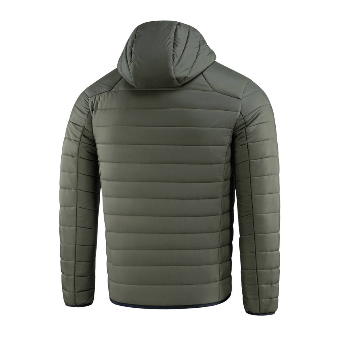 Bagside af M-Tac Stalker Gen.III Jakke, moderne overgangssæson jakke med justerbar hætte og G-LOFT isolering