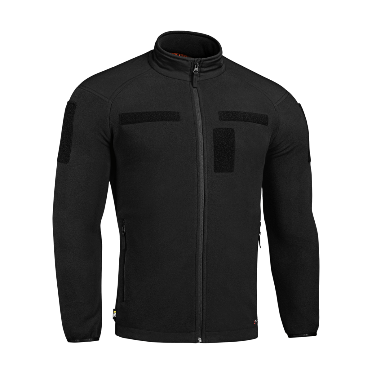 M-Tac Combat Fleece Polartec Jakke til taktisk- og casual brug, 200 g/m² Polartec fleece, vind- og strækbart design, sorte velcropaneler