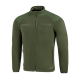 M-Tac Combat Fleece Polartec Jakke, grøn jakke med YKK lynlåse, lavet af Polartec® fleece og vind- og strækbart stof.