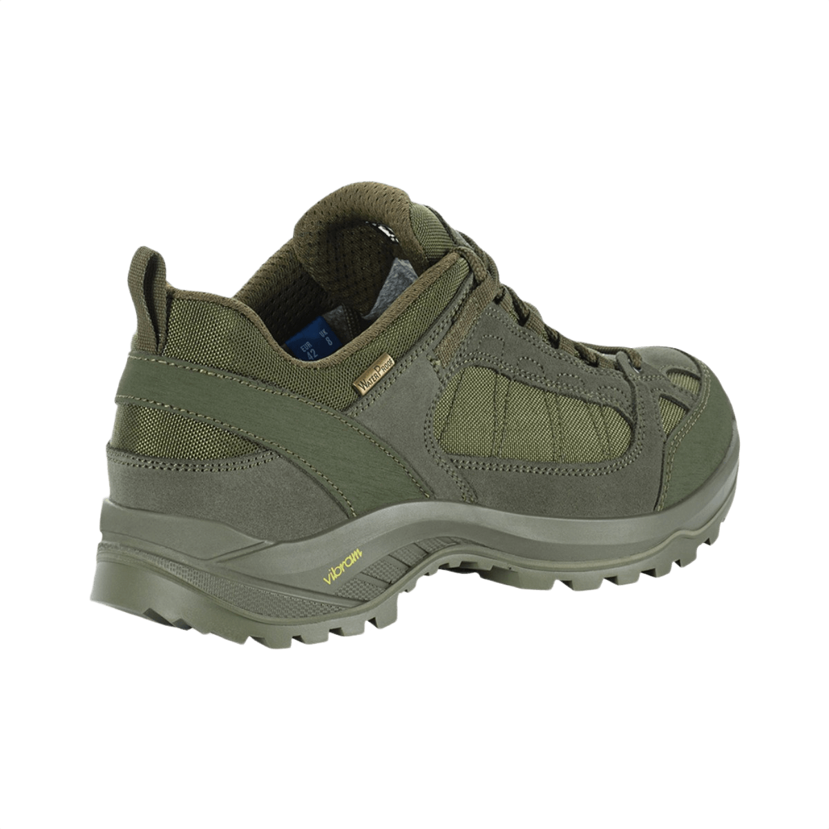 M-Tac Sneakers Tactical Demi-Season Pro Line i olivengrøn farve med slidstærk suede og Cordura samt Vibram-sål til optimal træning og vandring.