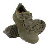 M-Tac Tactical Sneakers Patrol R Vent i kvalitetslæder og 3D-mesh, ideelle til trekking, løb og outdoor-aktiviteter.