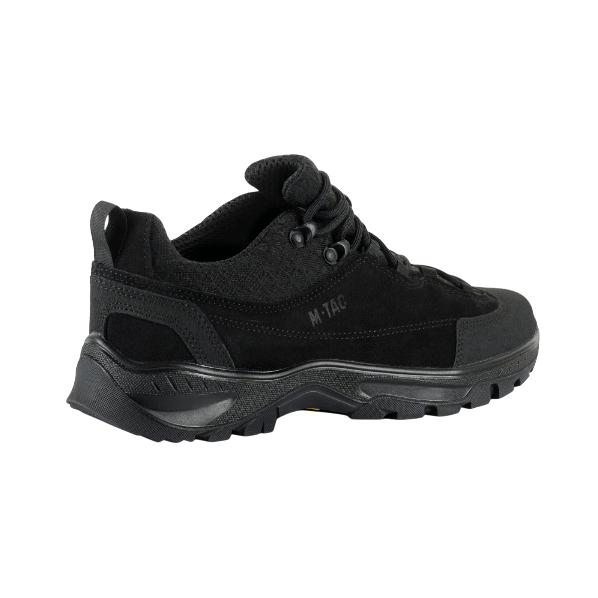 Alt Tag: M-Tac Tactical Sneakers Patrol R Vent med slidstærkt læder og 3D-mesh, ideelle til trekking og daglig brug, sort farve