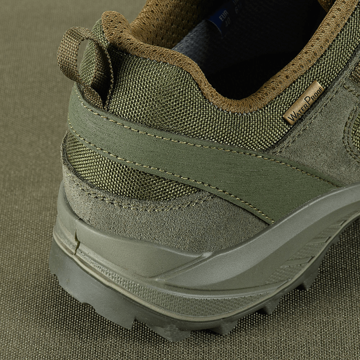 Tactical Sneakers Demi-Season – Let og komfortabel i naturlæder og Cordura med gummiforstærket hæl, perfekt til outdoor-aktiviteter.